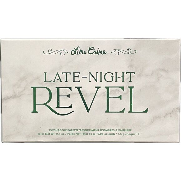 Lime Crime Late Night Revel Metallic Glitter Pigment Eyeshadow Palette NWT - Picture 1 of 2
